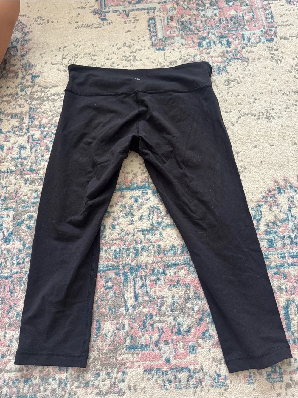 lululemon athletica Black Capri Leggings